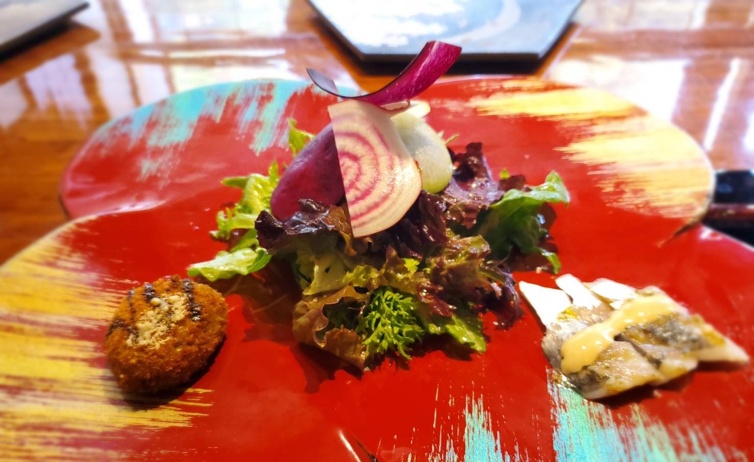 鯵を使った前菜